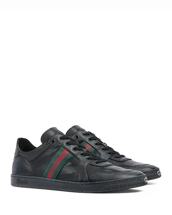Низкие кроссовки Gucci, Black — фото 4