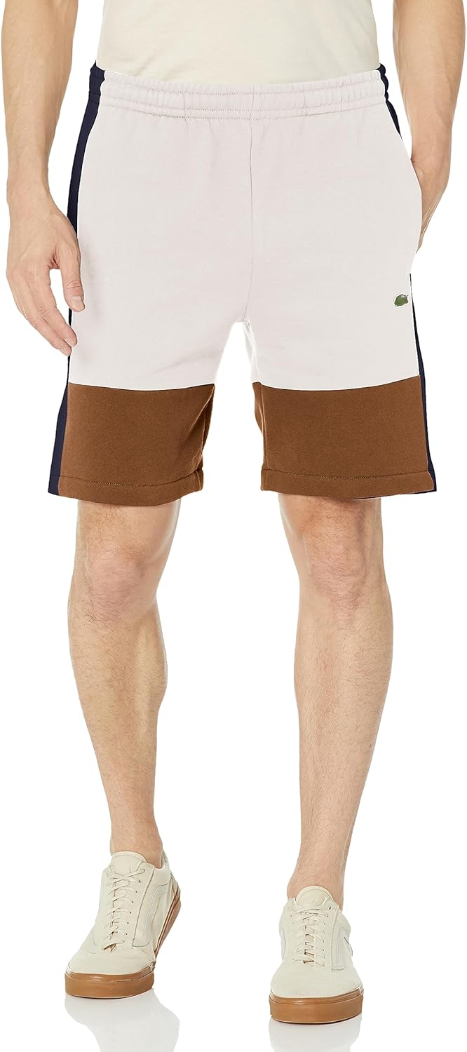 

Lacoste мужские шорты Regular Fit с регулируемой талией 4", Lapland/Cookie/Abysm