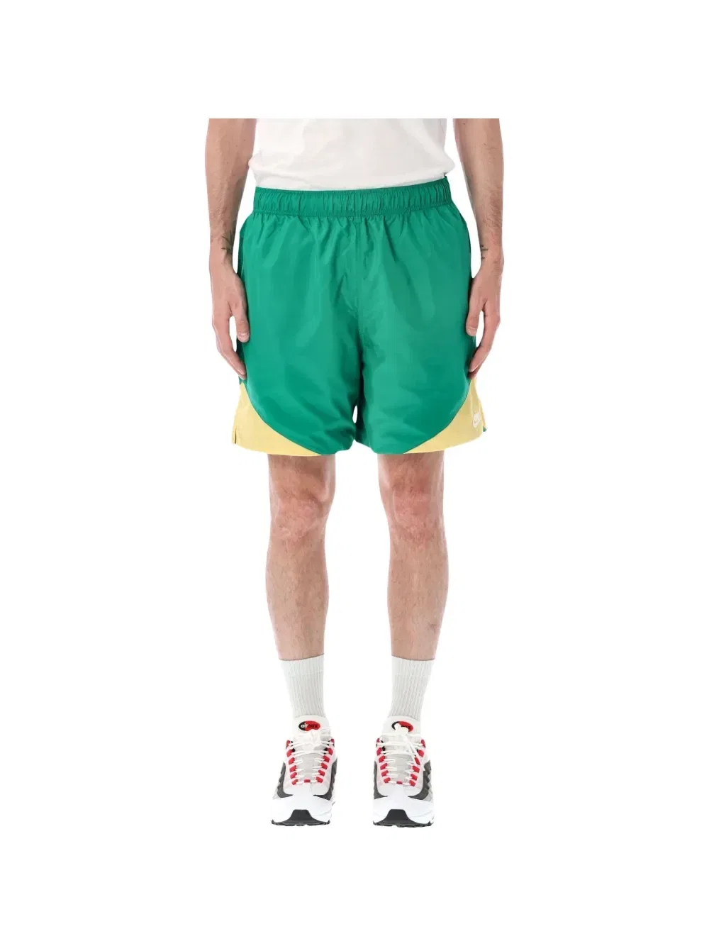 Плетеные шорты Windrunner Nike, зеленый