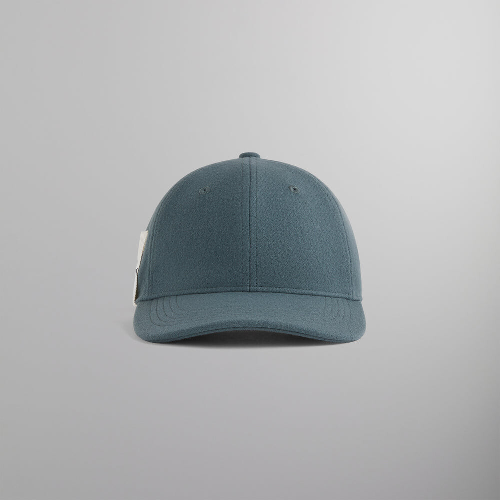 

Бейсболка Kith 101 for Auralee Superfine Wool Aaron Cap, цвет Court