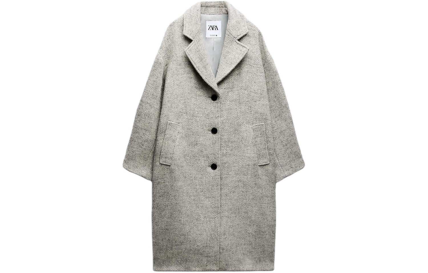 

Пальто женское серое Zara