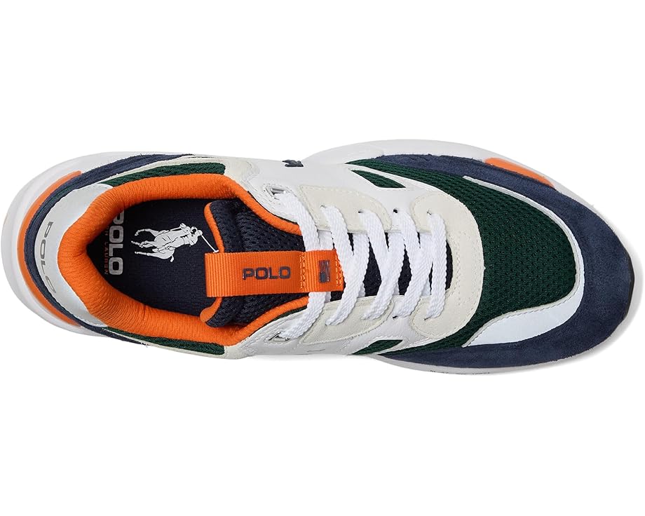 Мужские кроссовки Polo Ralph Lauren Polo Jogger Pony Player, White/Navy/Forest/Orange — фото 2
