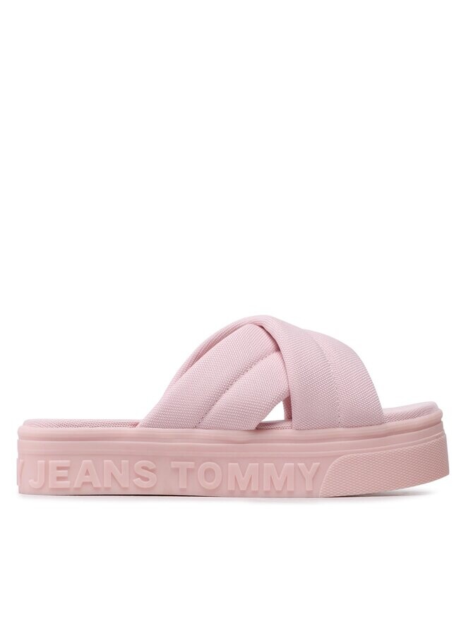 

Мюли Tommy Jeans Fltfrm Sandal EN0EN02116, розовый