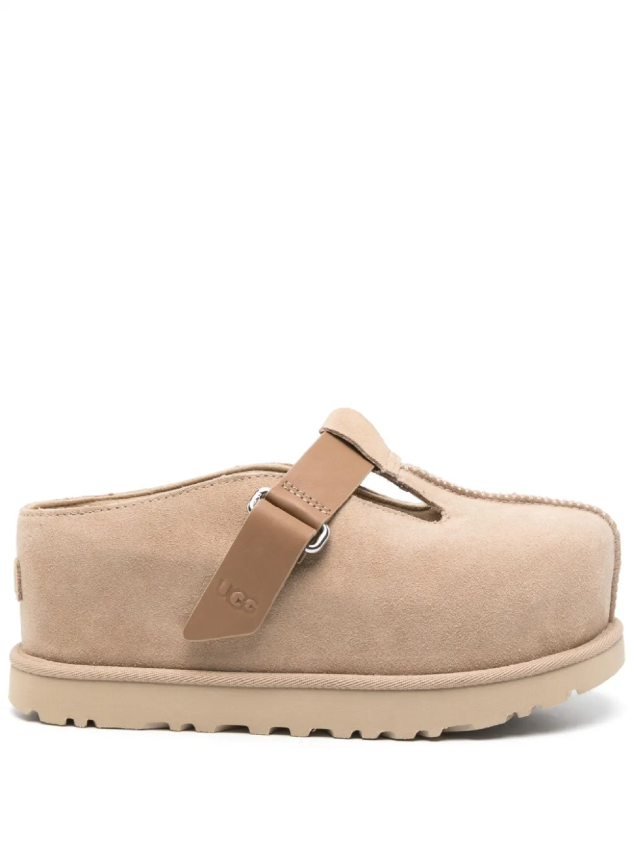 

Тапочки UGG замшевые, нейтральный