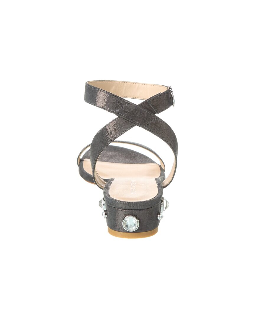 

Замшевые сандалии Stuart Weitzman Dancer Allshine 25, черный