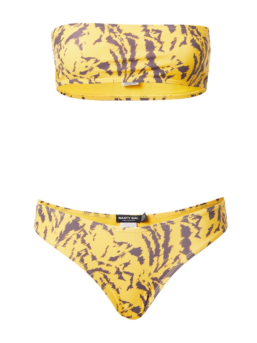 

Бикини-бандо Nasty Gal Bandeau Bikini, желтый