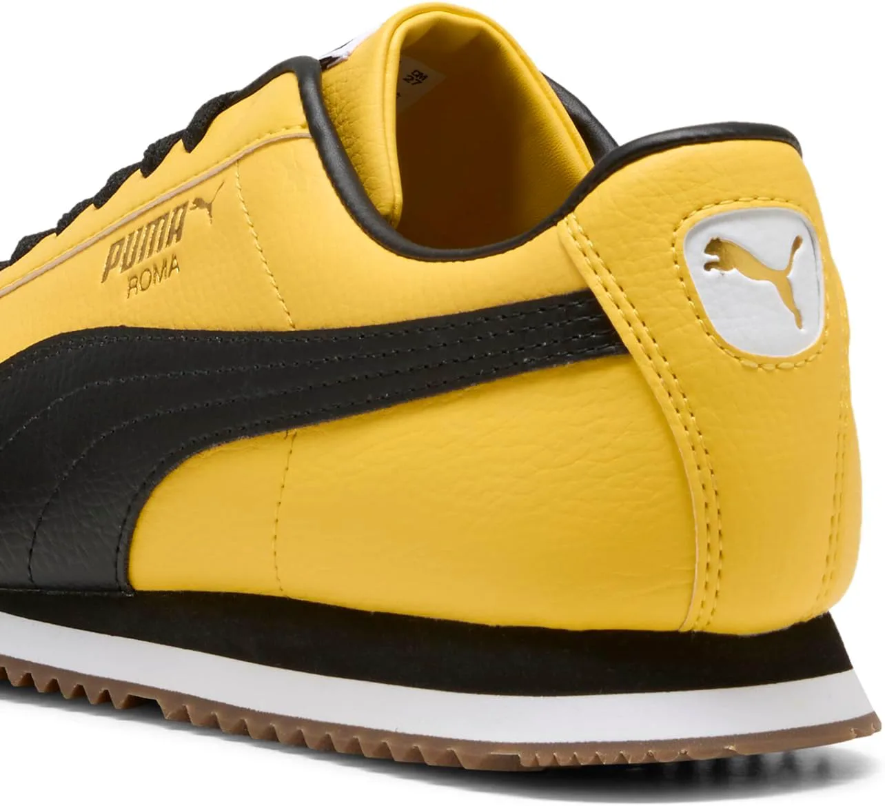 Кроссовки Puma Mens Roma 24 Standard, желтый/черный — фото 3