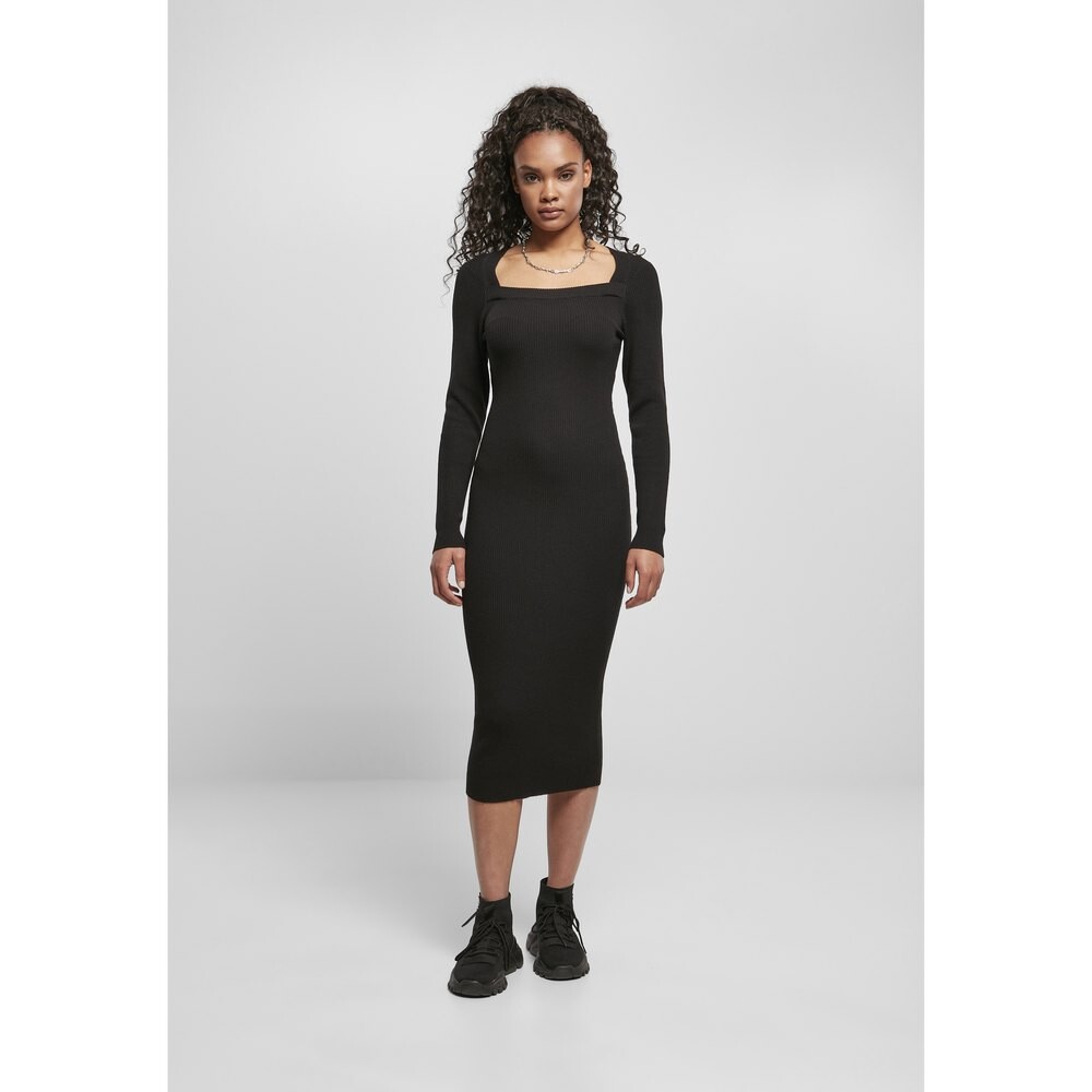 

Платье Urban Classics Long Knit Big, черный