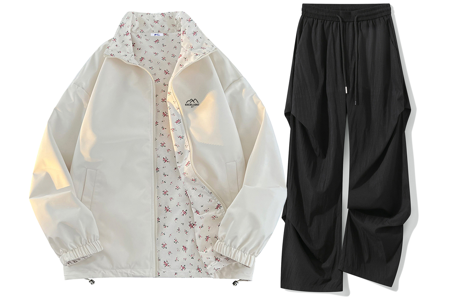 

WARRIOR Куртка Unisex, Khaki+Black[Reversible Small Floral Clothing Sets]