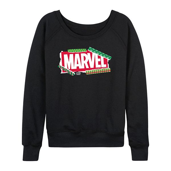 

Женская футболка с логотипом и длинным рукавом из френч терри Marvel, Black, Черный, Женская футболка с логотипом и длинным рукавом из френч терри Marvel, Black