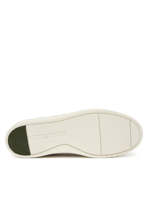 Полуботинки Casual Suede Stitch Toe Hybrid FM0FM05707 Tommy Hilfiger, бежевый — фото 4