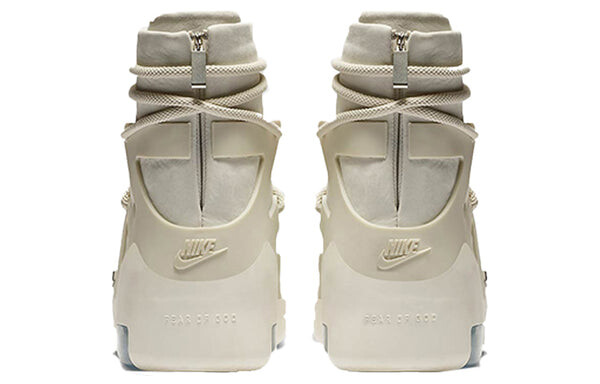 Кроссовки Nike Air Fear of God 1 Vintage Basketball Unisex, белый — фото 4