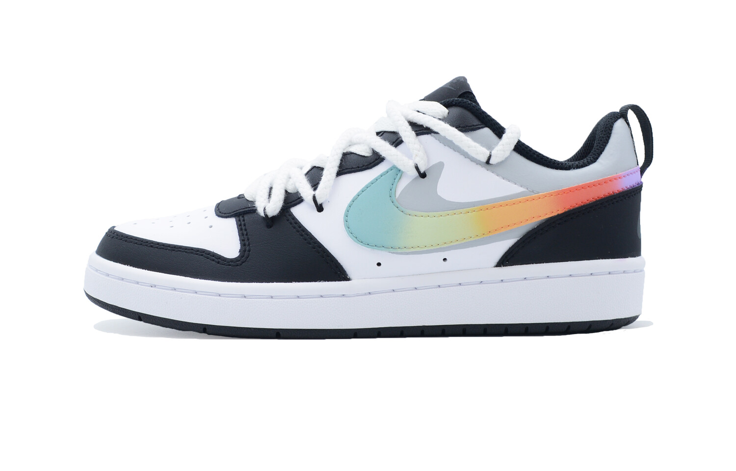 

Кроссовки Nike Skateboarding Shoes Women's Low-top Black / White, черный