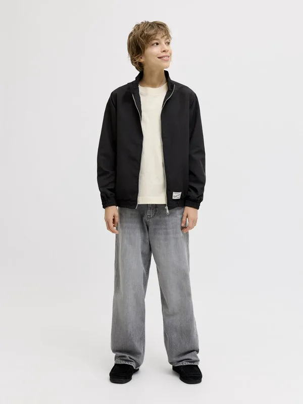 Джинсы прямого кроя jjidave jjoriginal Jack & Jones Junior, Black Denim — фото 2