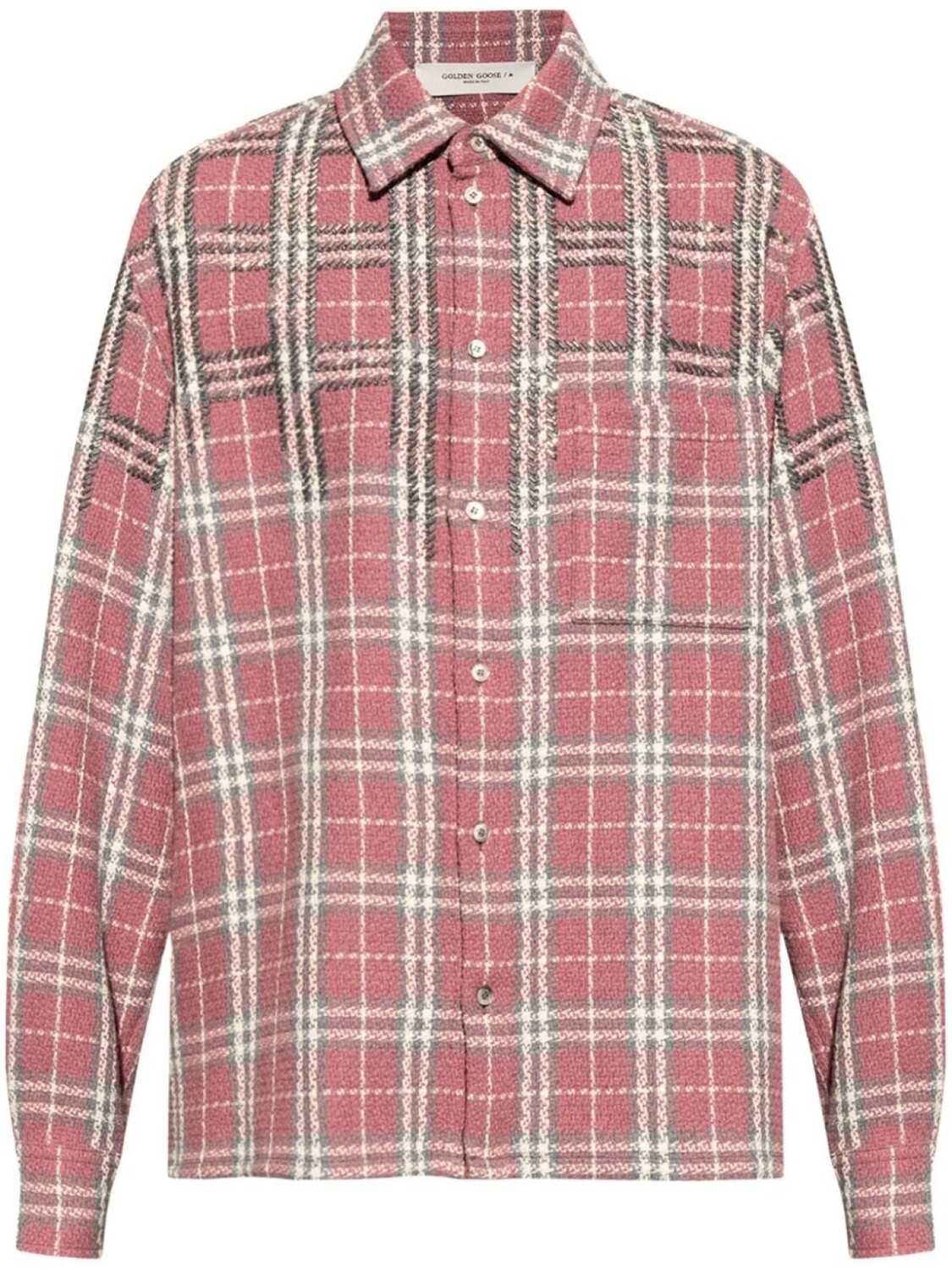 

Golden Goose твидовая рубашка