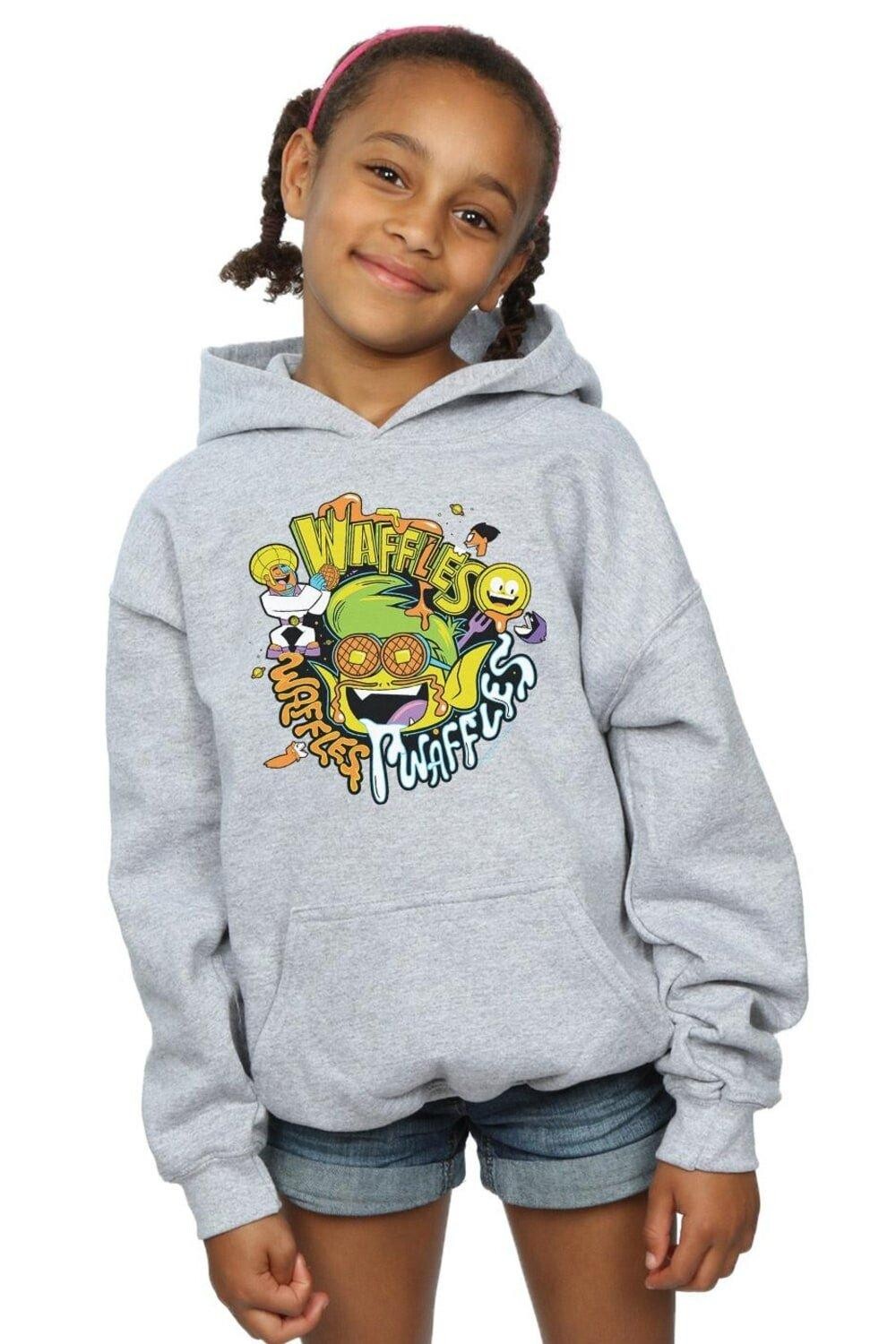 

Толстовка Teen Titans Go Waffle Mania DC Comics, серый