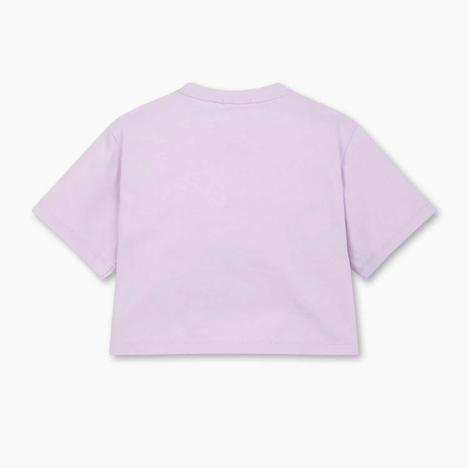 Детская укороченная футболка 5/8 летняя лавандовая от Benetton Kids — фото 2