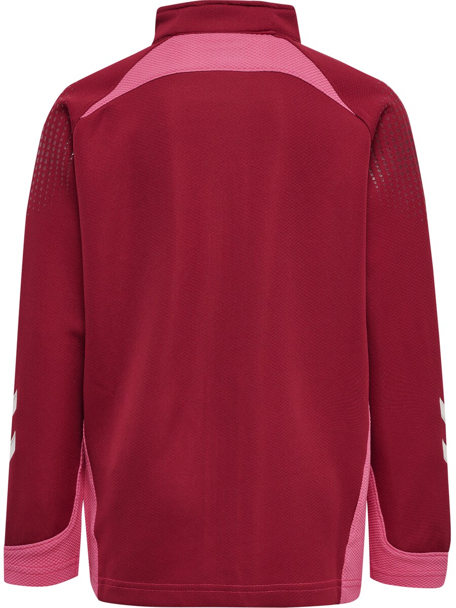 Спортивная толстовка с капюшоном на молнии Hummel Poly, цвет Wine red — фото 3
