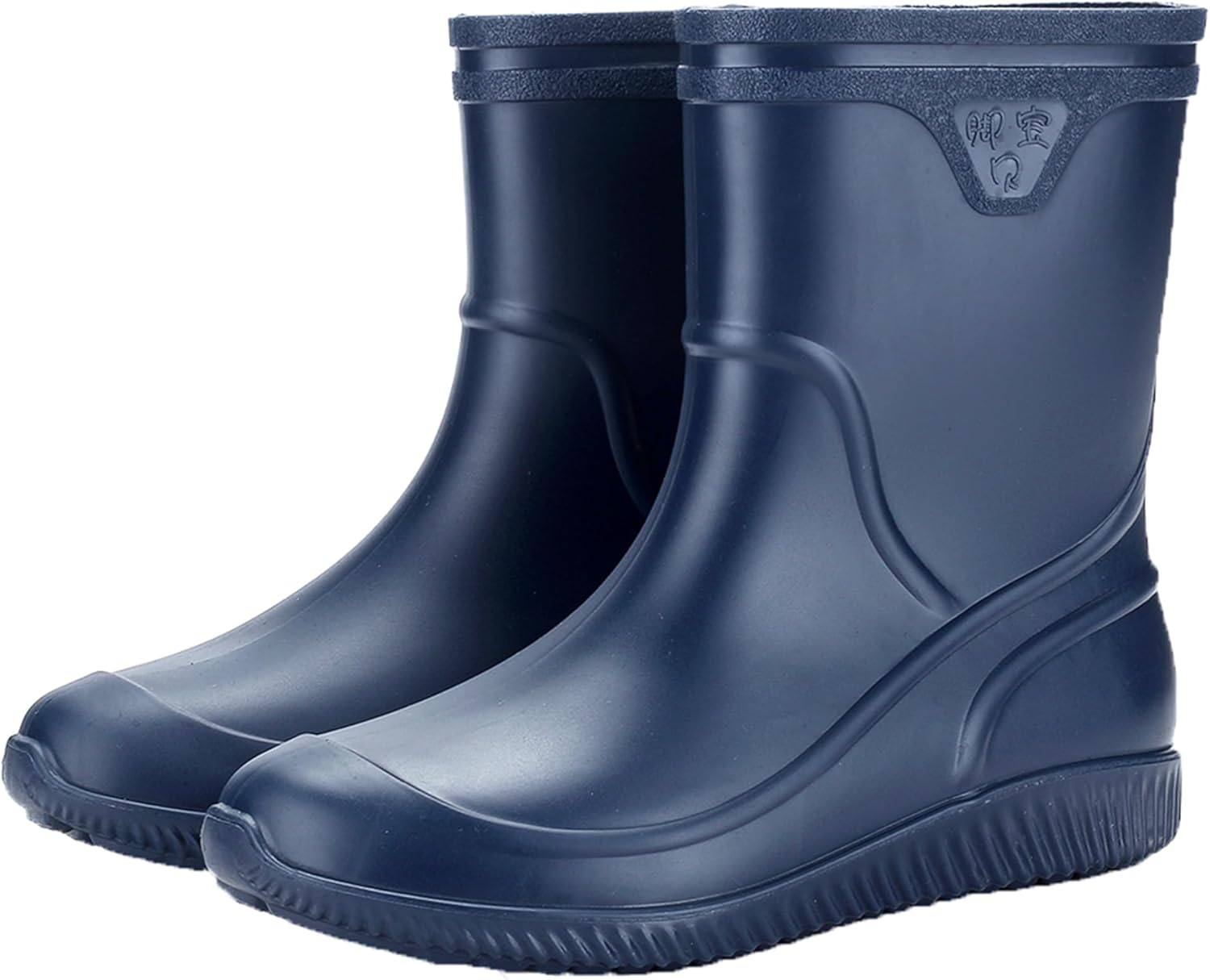 

Мужские резиновые сапоги AUXDIQ, водонепроницаемые, средней высоты, для сада и улицы, синий