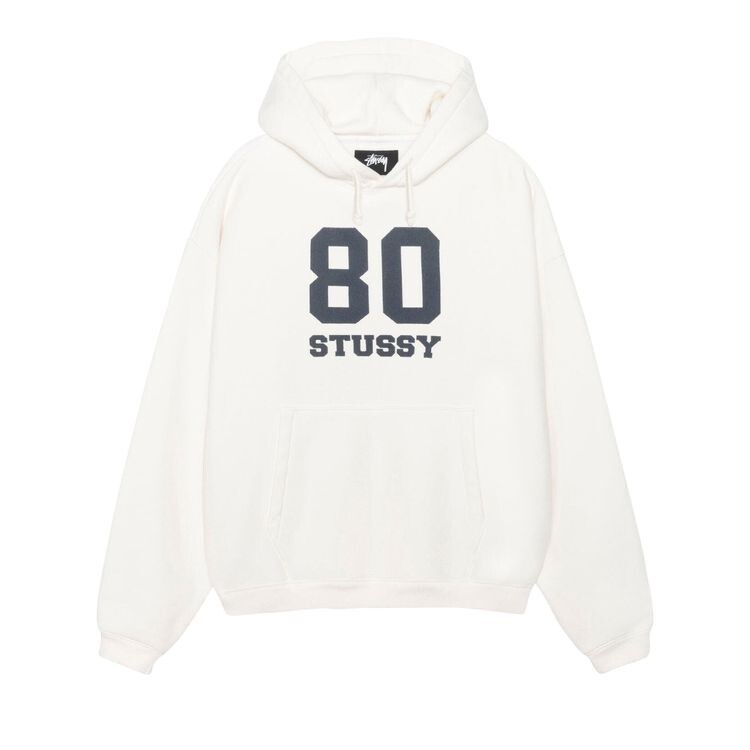 

Худи Stussy 80 Relaxed Hoodie Off White, кремовый