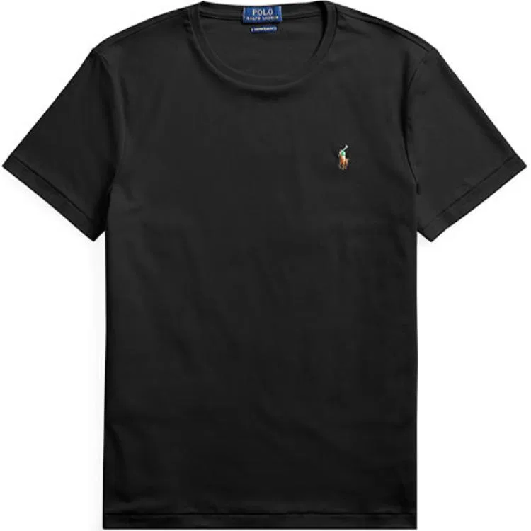 Футболка Custom Slim Fit Polo Ralph Lauren черная