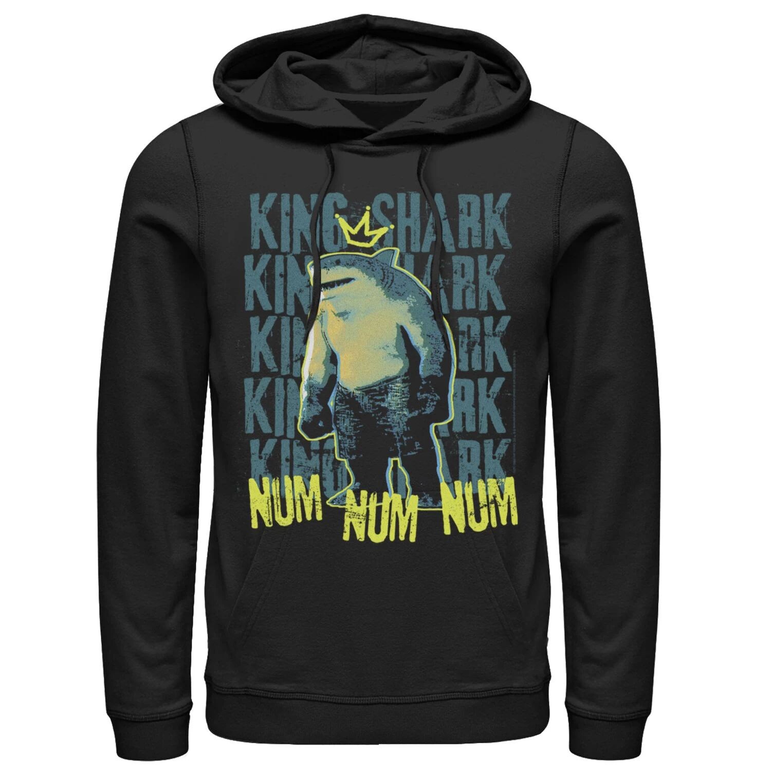 

Мужская толстовка с капюшоном The Suicide Squad King Shark Word Stack Licensed Character