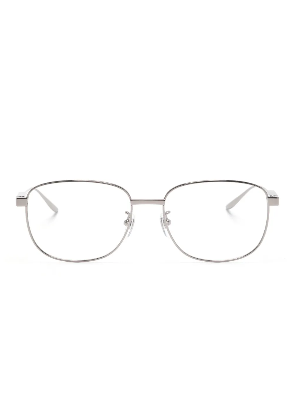

Очки в прямоугольной оправе с логотипом Gucci Eyewear, серебряный