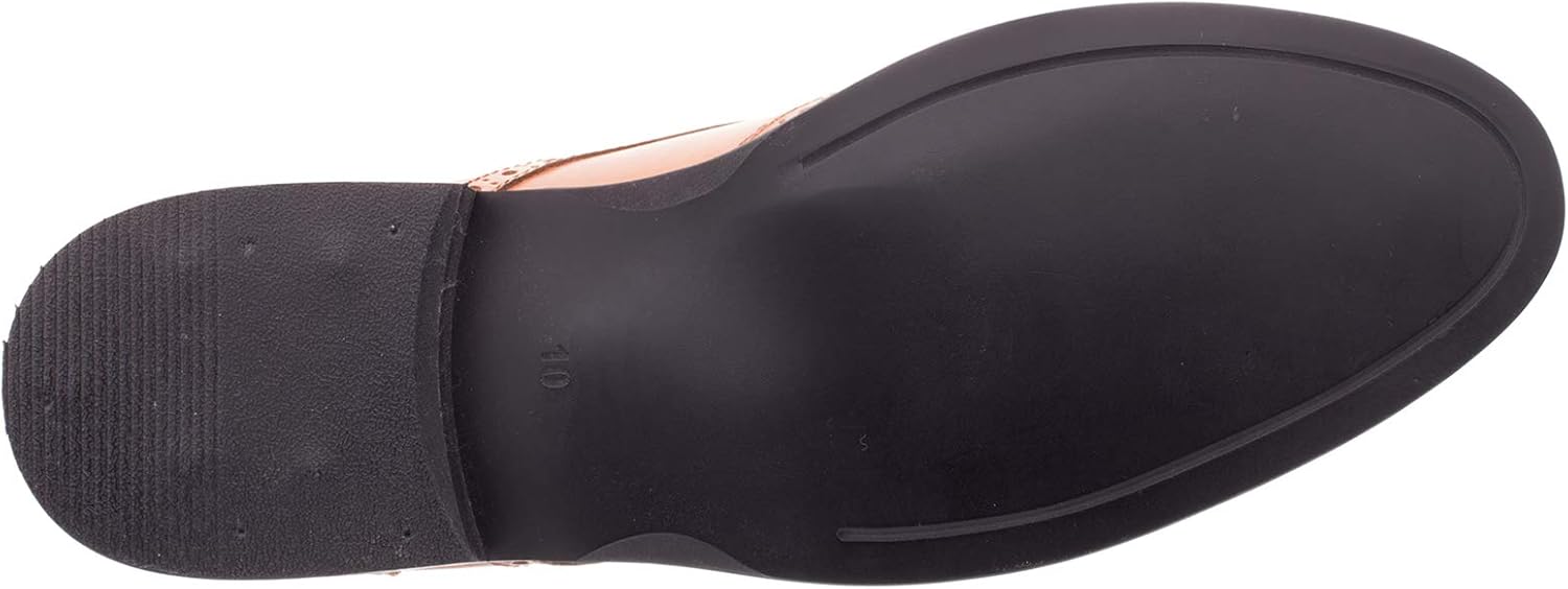 Мужские кожаные туфли DTI GV Executive на шнуровке Tyson Wingtip Oxford Dti Darya Trading, Tan — фото 4