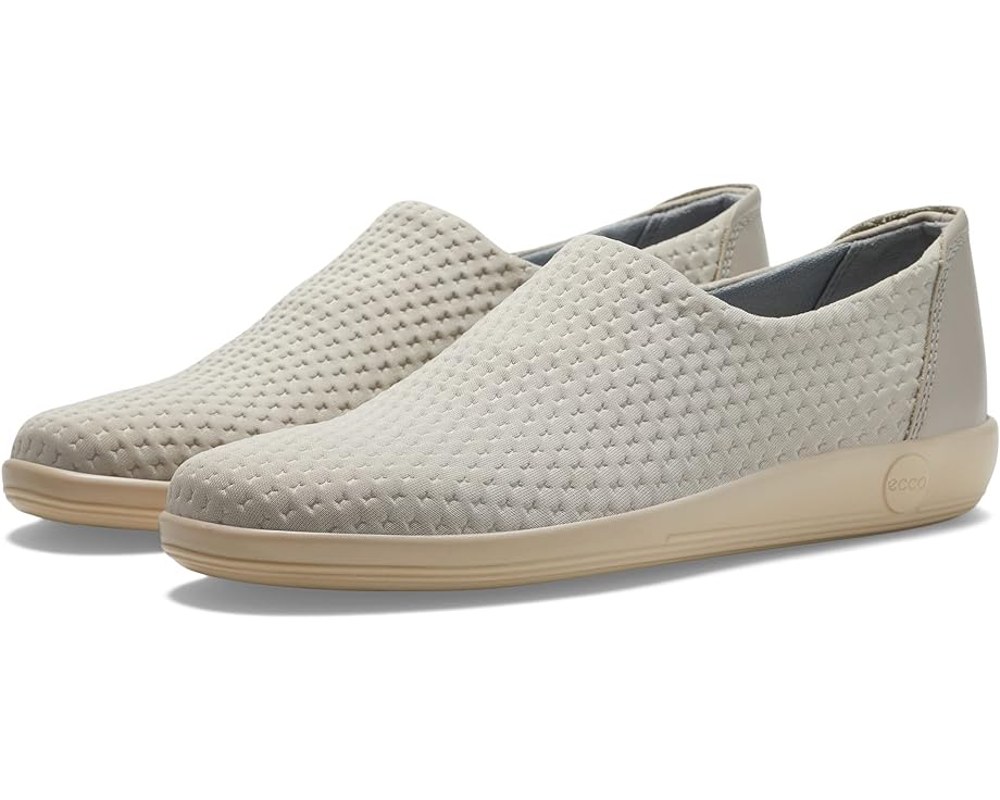 

Кроссовки ECCO Soft 2.0 Slip-On Sneaker, цвет Gravel/Gravel