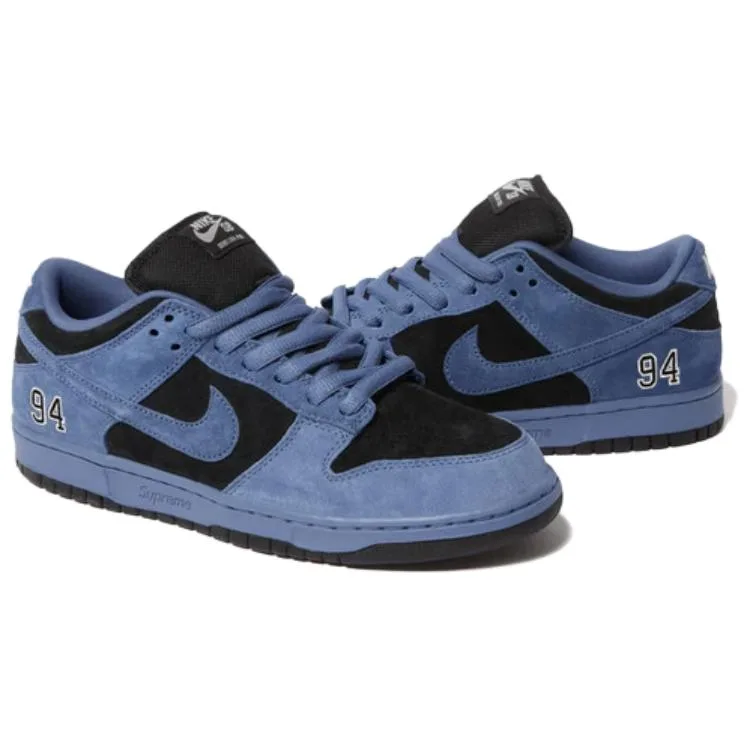 SB Dunk Low Supreme 94 Ocean Fog Nike, бежевый синий — фото 3
