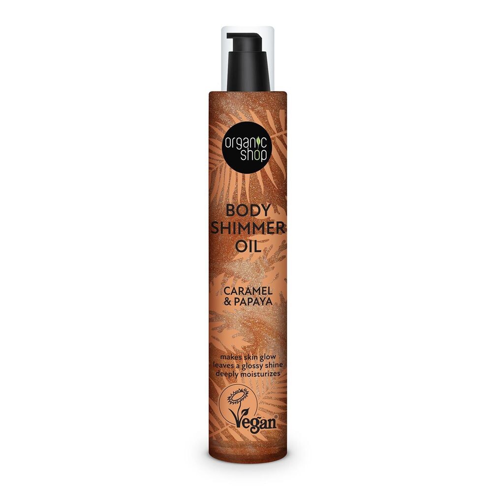 

Увлажняющий крем для тела Aceite Body Shimmer Caramelo Y Papaya Organic Shop, 100 мл