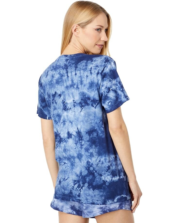 

Футболка Salty Crew Stay Glassy Boyfriend Short Sleeve Tee, цвет Navy Tie-Dye