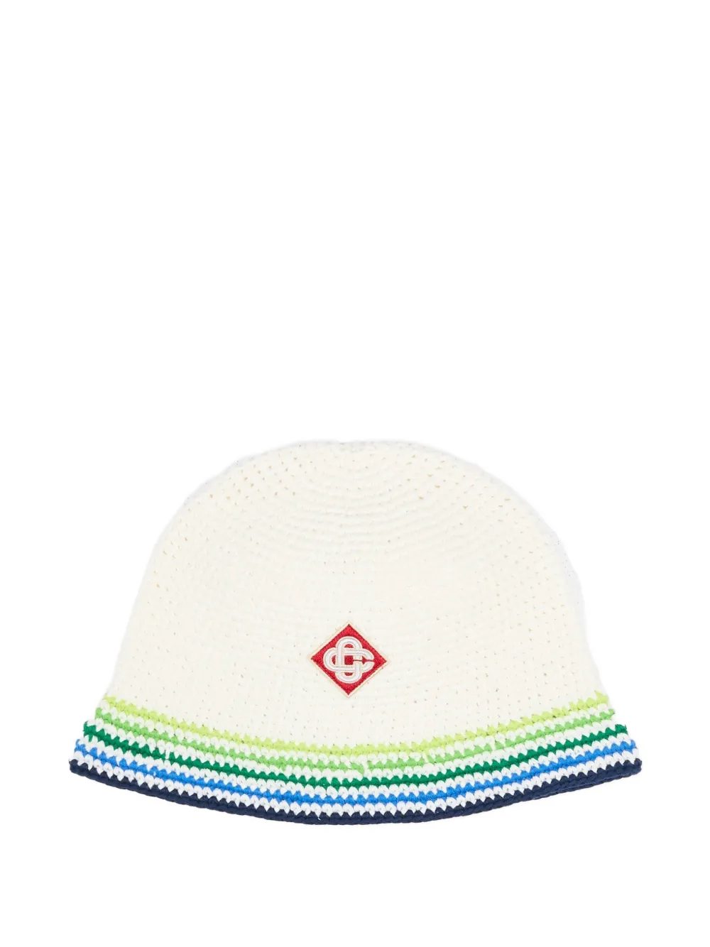 

Панама с полосатыми деталями Casablanca Kids, белый