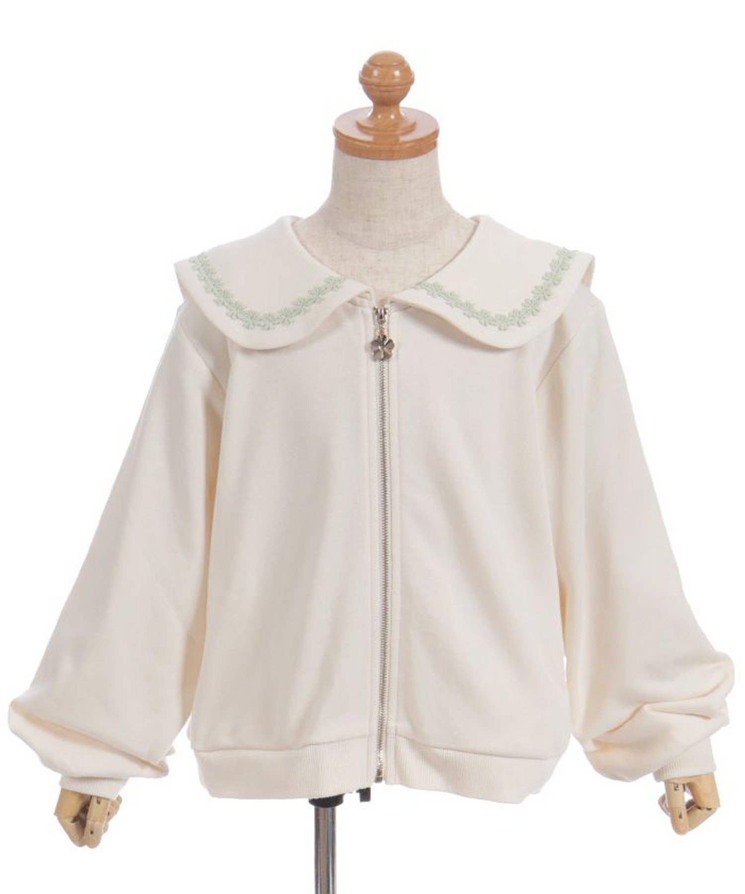 Кардиган Блузон с вышивкой «Ягода» Axes Femme Kids, Natural