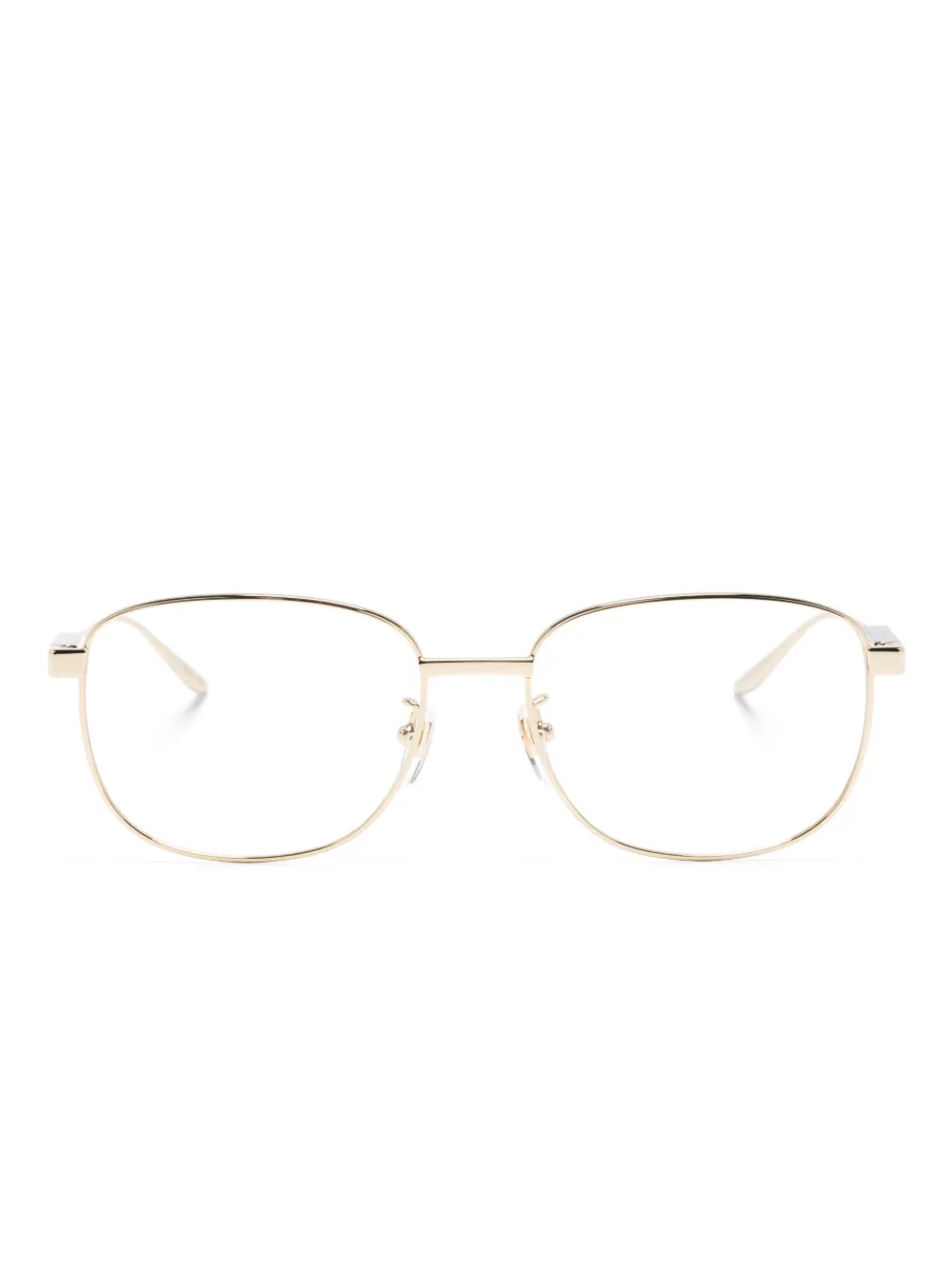 

Очки в прямоугольной оправе с логотипом Gucci Eyewear, золотой