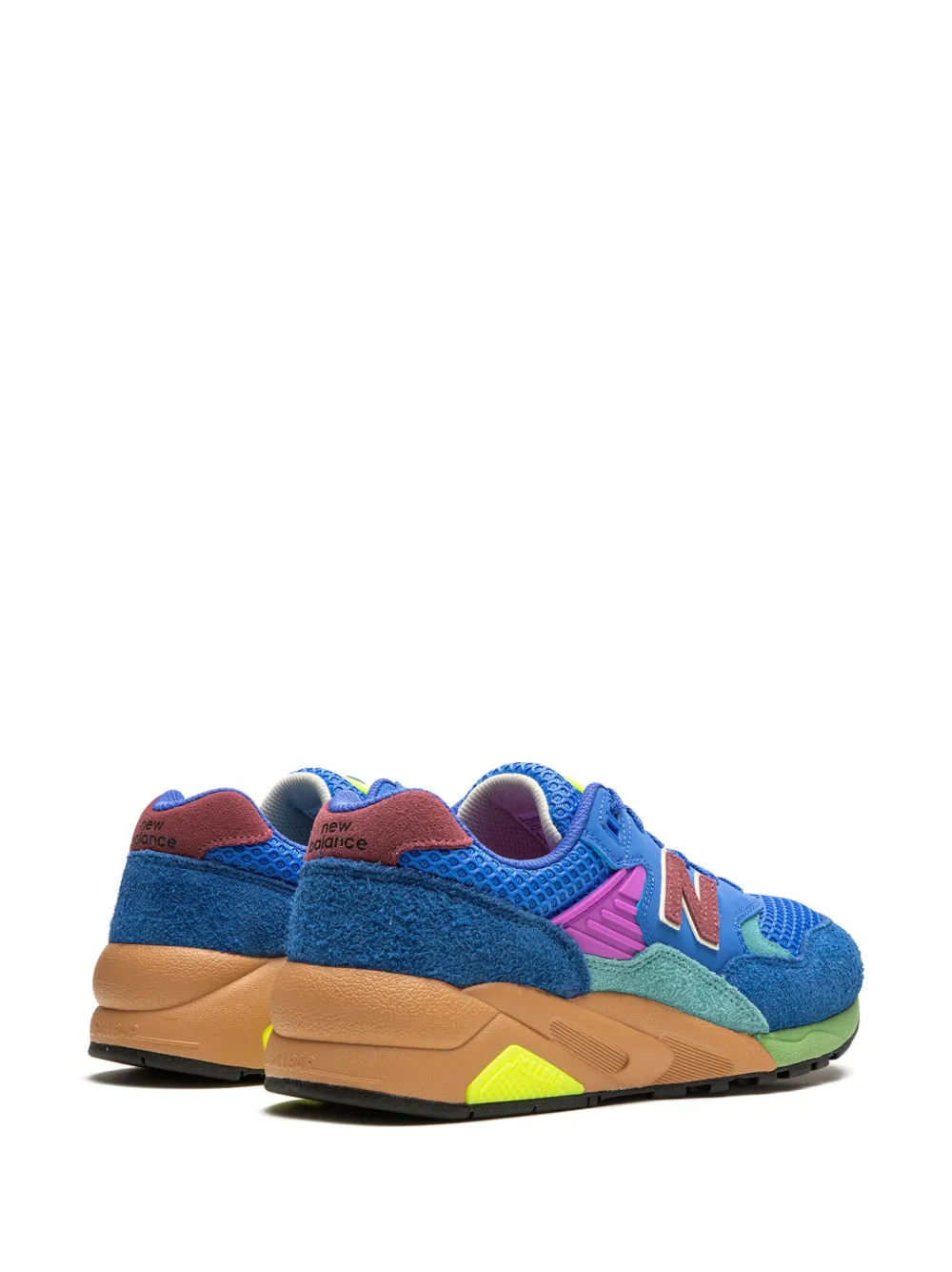 Кроссовки 580 OG Blue/Bright Lapis/Washed Burgundy NEW BALANCE, синий — фото 3
