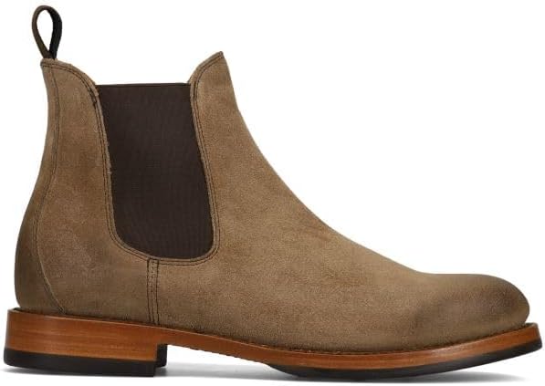 Мужские ботинки Frye Dylan Chelsea, Mushroom - Hendricks Suede Leather — фото 2
