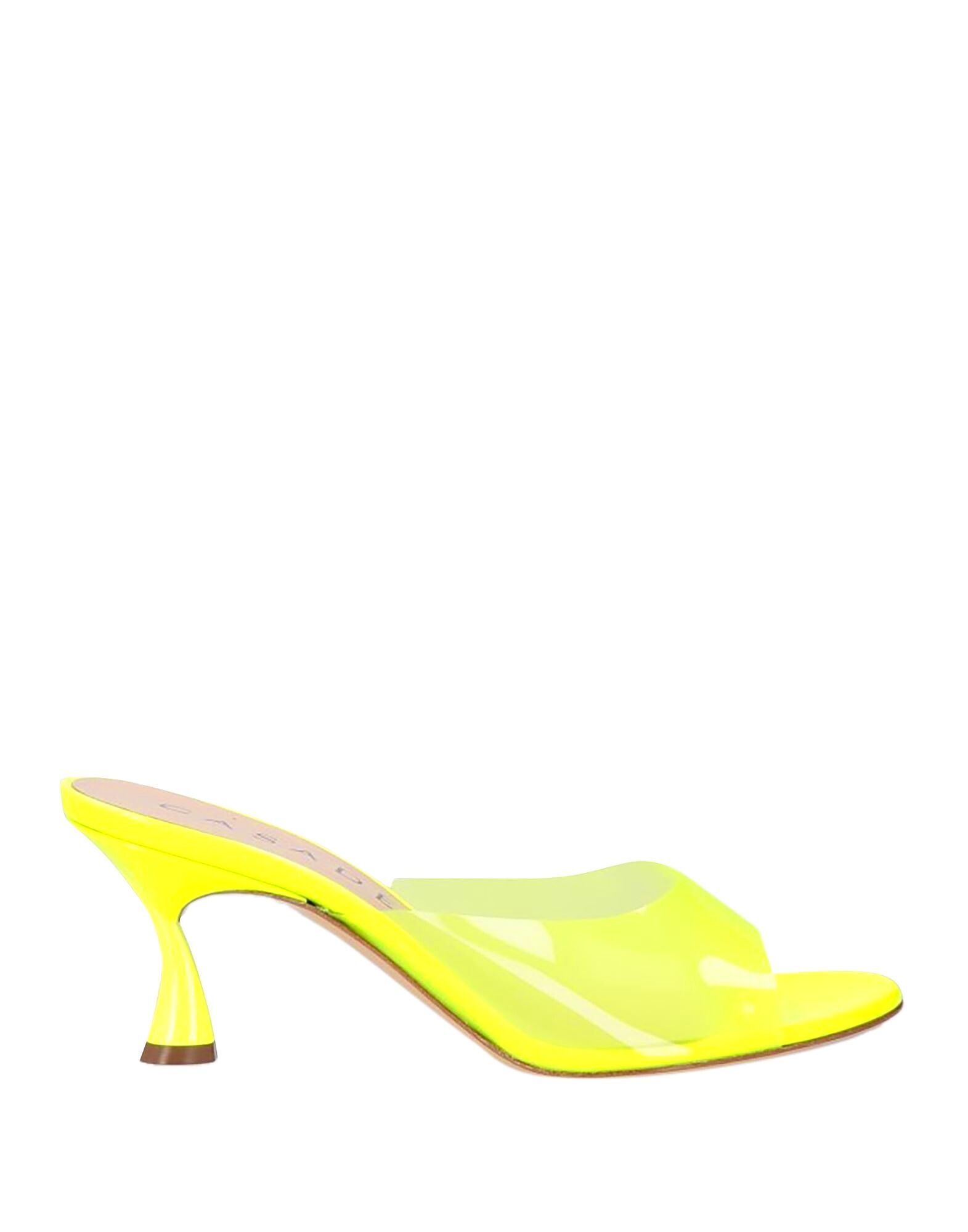 Сандалии Casadei, лаймовый
