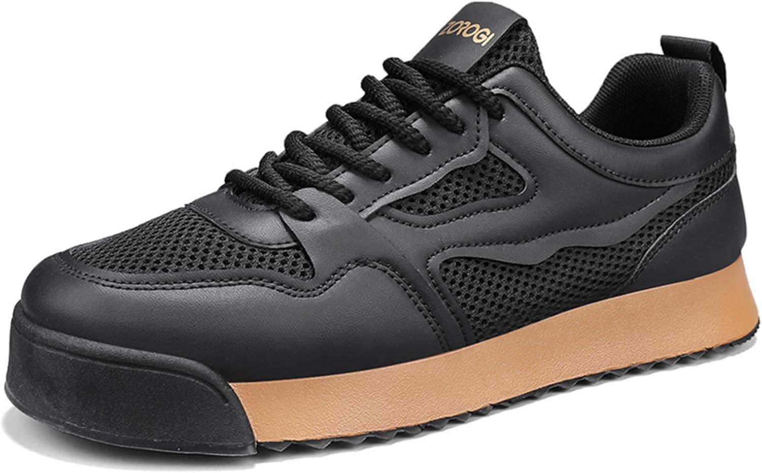 

Мужские кроссовки для спорта на открытом воздухе, для бега и повседневной носки, плоская подошва, массивная платформа, для мужчин Generic, хаки