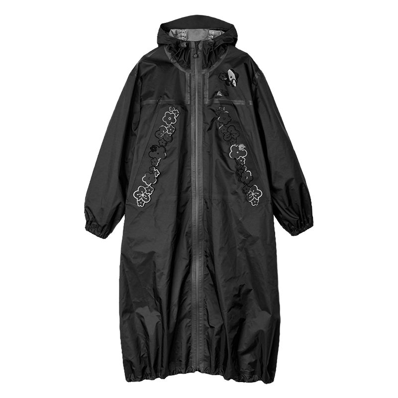 

Cecilie Bahnsen худи-дождевик с цветочным декором THE NORTH FACE, черный