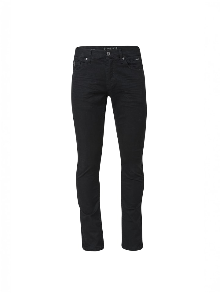 

KOROSHI Цветные эластичные джинсы стандартного кроя, ЧЕРНЫЕ