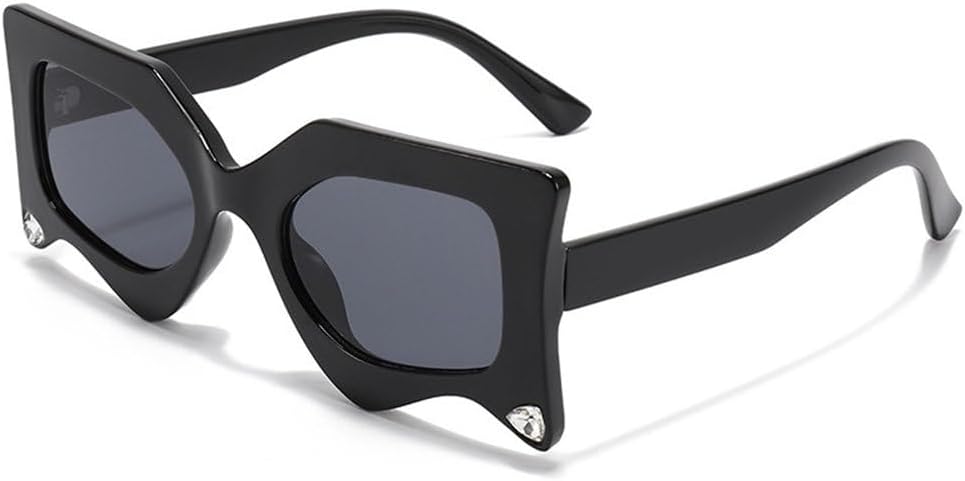 

Модные солнцезащитные очки для женщин с градиентными линзами, линзами «кошачий глаз», бриллиантовой отделкой, роскошные, винтажные, с защитой от УФ-излучения UV400 TYUVIVO, C1