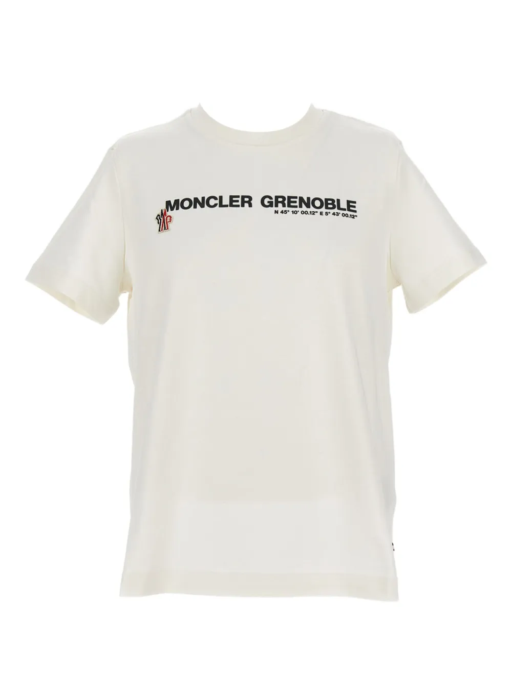 

Футболка с нашивкой-логотипом Moncler Grenoble, белый