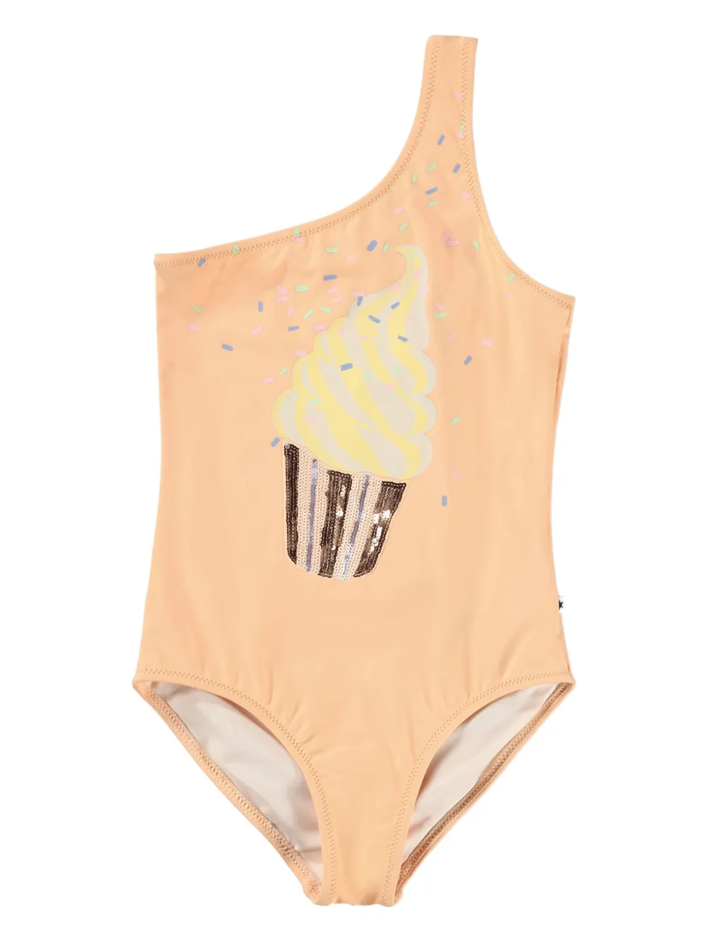 

Купальник Nai с пайетками и принтом Molo, нейтральный