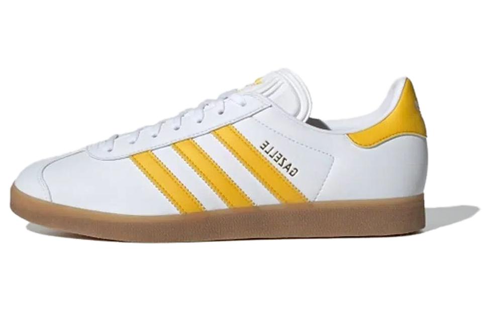 

Кроссовки adidas originals GAZELLE Series Skateboarding Shoes Men Low-top White/yellow, белый/желтый