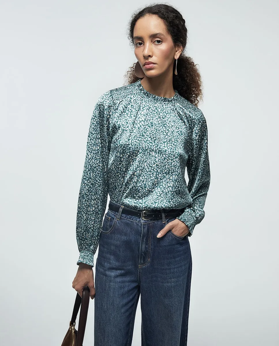 

Базовая блузка Sfera, зеленый