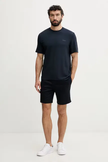Футболка из модала Shirt BOSS, синий — фото 2