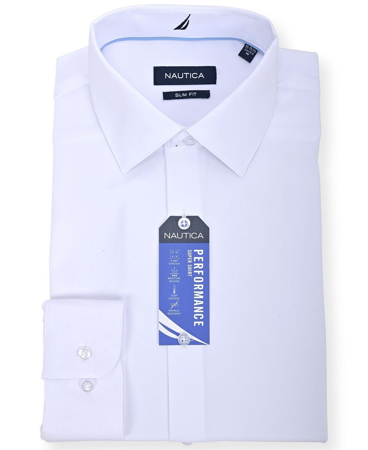 

Мужская классическая рубашка Slim Fit Supershirt Nautica