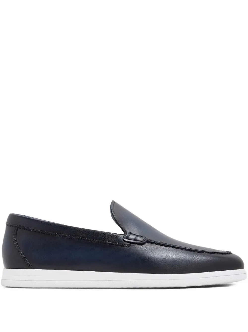 

Лоферы с закругленным носком Magnanni, синий