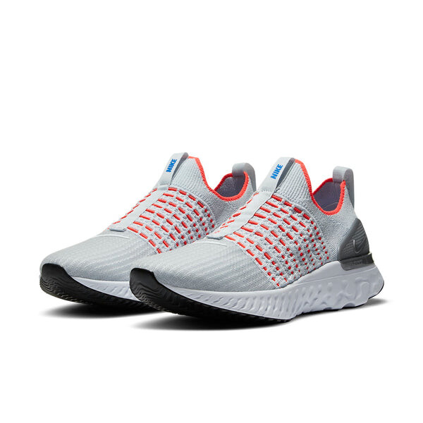 Кроссовки react phantom run flyknit 2 Nike, серый — фото 3